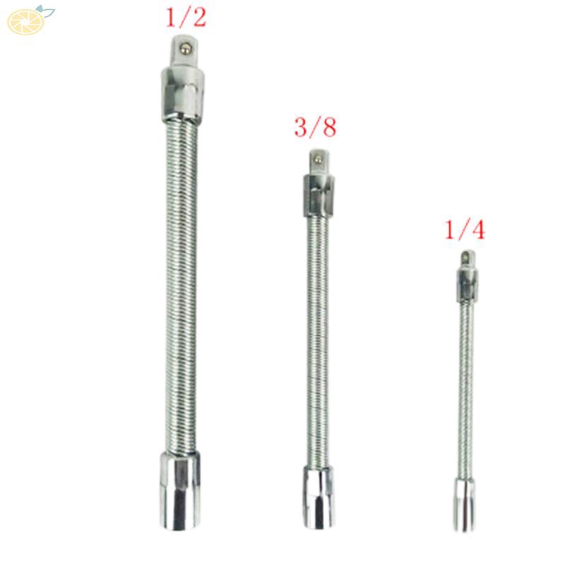 Hot Adapter Ratchet Wrench Tool Flex Nut Shaft Long Impact Chrome Silver Drive Flexible 1/4&quot; 3/8&quot; 1/2&quot; Extension Bar