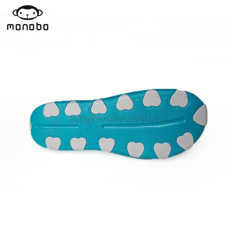Giày đúc Thái Lan đi mưa MONOBO - TAMMY - xám đế xanh | BigBuy360 - bigbuy360.vn