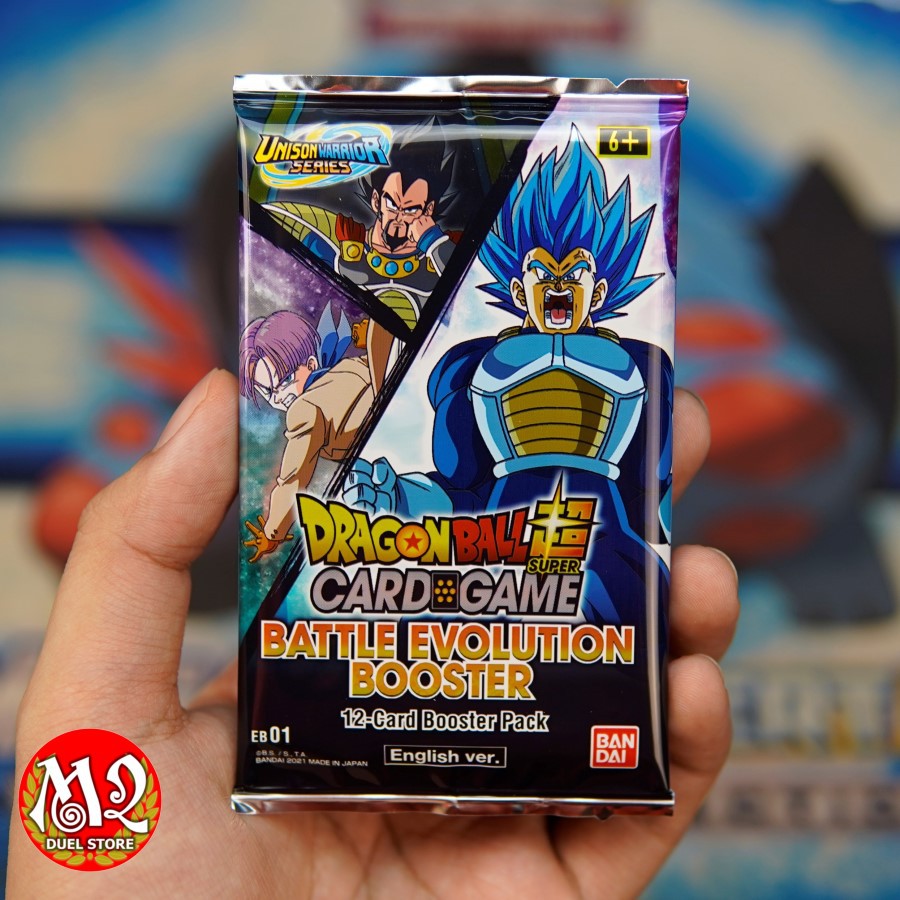 Gói thẻ bài trò chơi Dragon Ball Super: Battle Evolution Booster Pack - 01 Packs 12 cards - Giao hình pack ngẫu nhiên