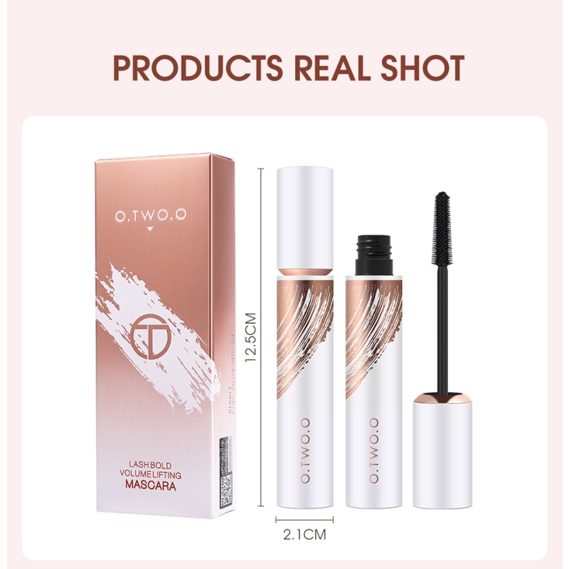Mascara O.TWO.O sợi lụa 4D làm dài mi không thấm nước lâu trôi 47g AMPERE | BigBuy360 - bigbuy360.vn