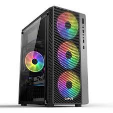 Vỏ Case Máy Tính GAMING kính cường lực GIPCO 5986 LY-Sẵn 3 Fan LED | BigBuy360 - bigbuy360.vn