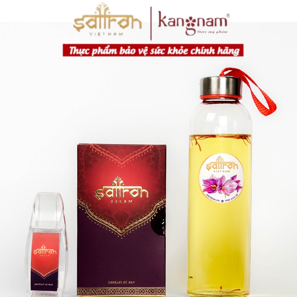 [Quà tặng] Bình Nước In Họa Tiết Saffron VN 330ml