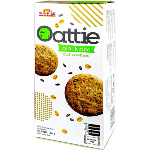 Bánh quy dinh dưỡng yến mạch nguyên chất Oattie 144g - Thêm vị hạt chia - Nhập khẩu Malaysia (đủ 4 vị best seller) BC39