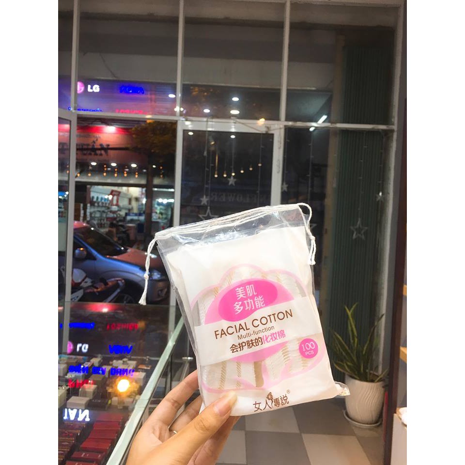BỊCH BÔNG TẨY TRANG COTTON 100M