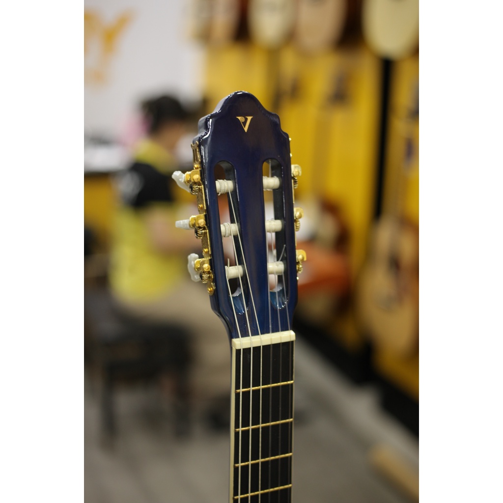 Đàn Guitar Classic Valencia CG160 Tích Hợp Sẵn EQ7545R Biểu Diễn -Tặng Kèm Đầy Đủ Phụ Kiện Bao Đàn, Capo, Pick