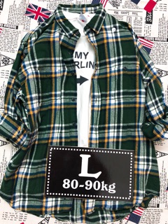 Flannel - Sơmi caro form Mỹ
