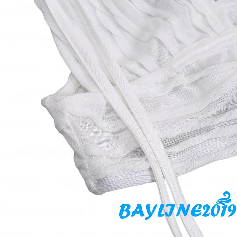 Set Đồ Mùa Hè 2 Món Gồm Áo Không Tay Hở Lưng Màu Trắng + Chân Váy Xếp Ly Lệch Tà Cho Nữ