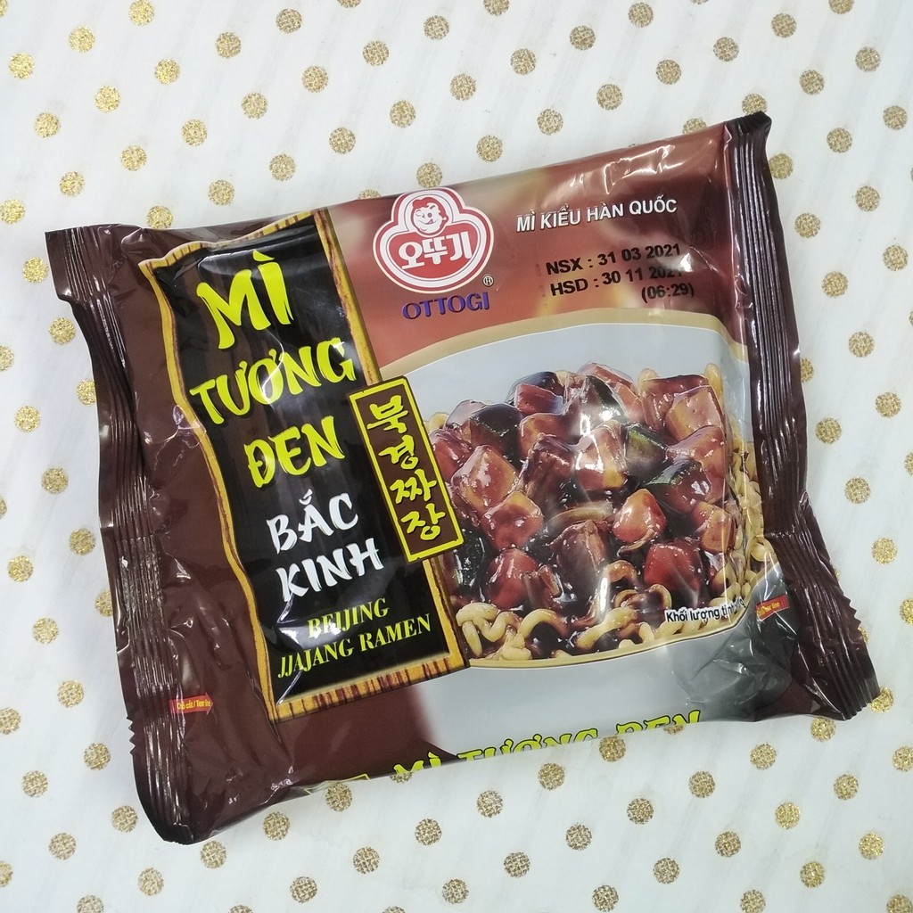 Mì trộn tương đen Bắc Kinh OTTOGI Hàn Quốc 135g Beijing Jjajang Ramen