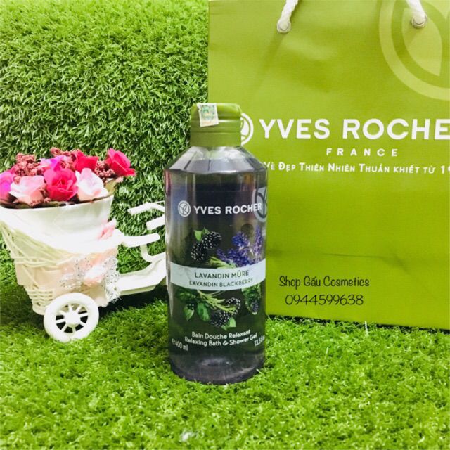 Sữa tắm Yves rocher hương lavender và nho . Là tuyệt phẩm của Pháp. Hương thơm nồng nàn lưu luyến quyến rủ