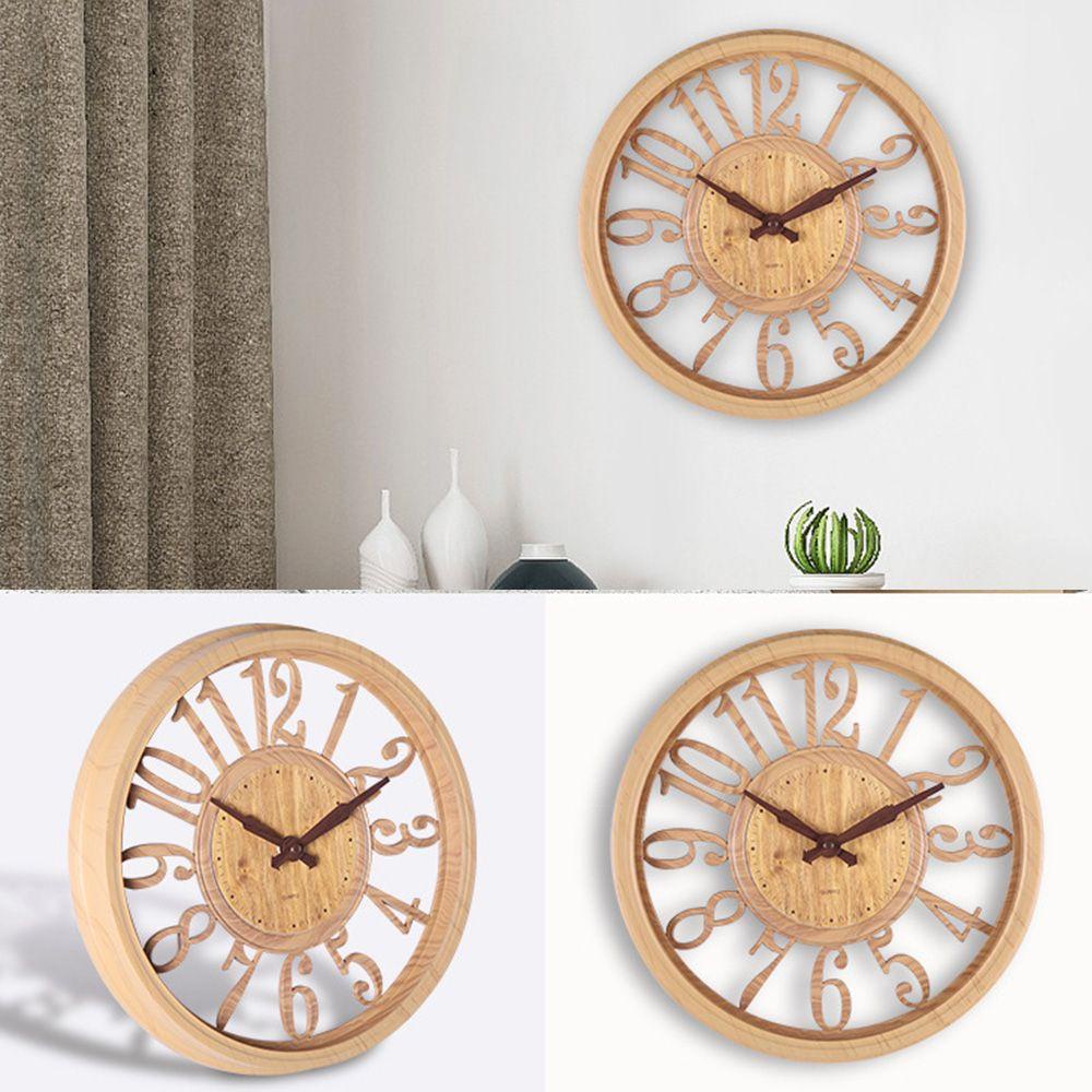 Đồng Hồ Treo Tường 12inch Thiết Kế 3D Phong Cách Tối Giản Hiện Đại