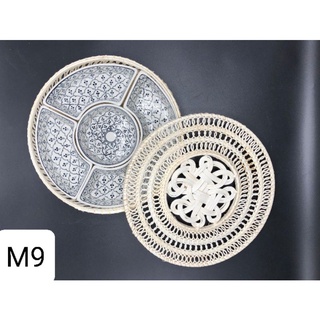 Khay mứt kẹo sứ Bát Tràng.