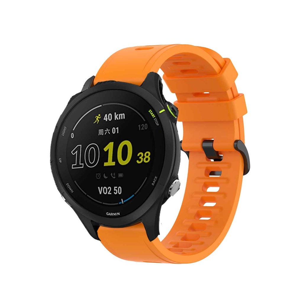 Dây Đeo Silicone 22mm Cho Garmin Forerunner 255 Music / Vivoactive 4 / Venu 2