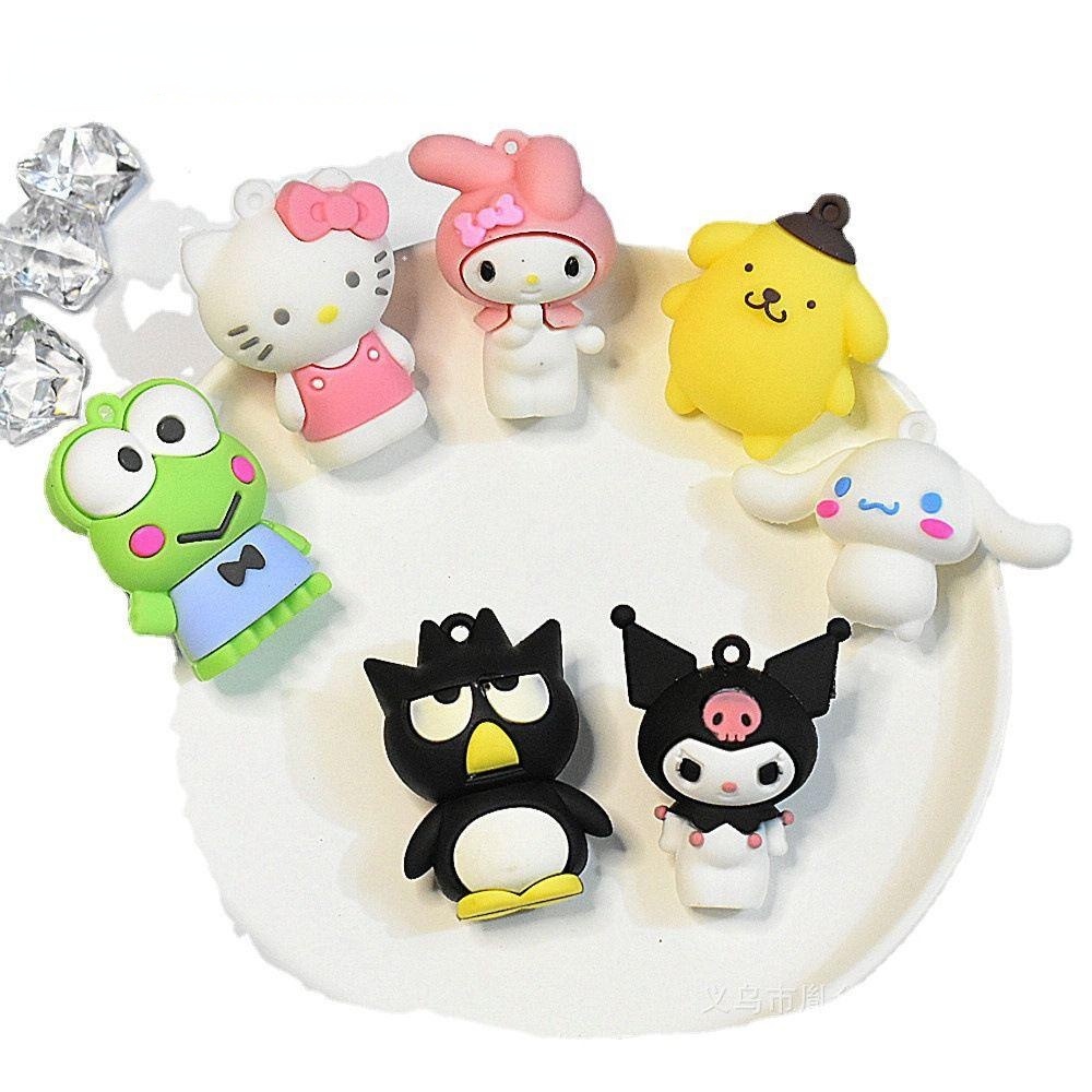 Móc Khóa Mô Hình Nhân Vật Kuromi Melody Dễ Thương Bằng PVC