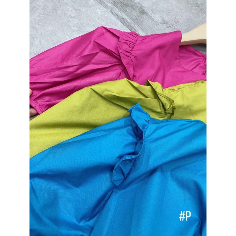 [Hàng Chuẩn] Váy Babydoll Xanh Tay Cộc, Đầm Nữ Dáng Xoè Siêu Xinh Có Ảnh Thật Kem Video | BigBuy360 - bigbuy360.vn