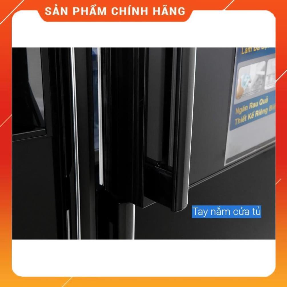 [ VẬN CHUYỂN MIỄN PHÍ KHU VỰC HÀ NỘI ] Tủ lạnh Hitachi Side by side 3 cửa màu đen R-FM800GPGV2(GBK) - [ Bmart247 ] BM