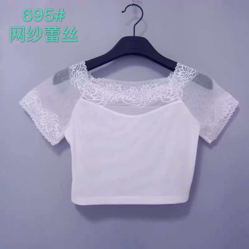 Áo ren mặc trong váy tay cộc