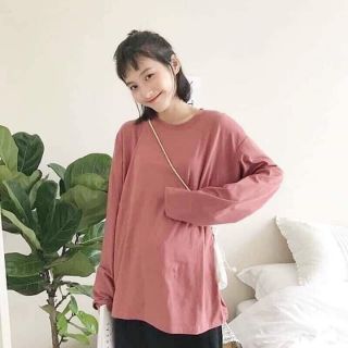 Áo long tee basic, form unisex, có 8 màu (ảnh thật)