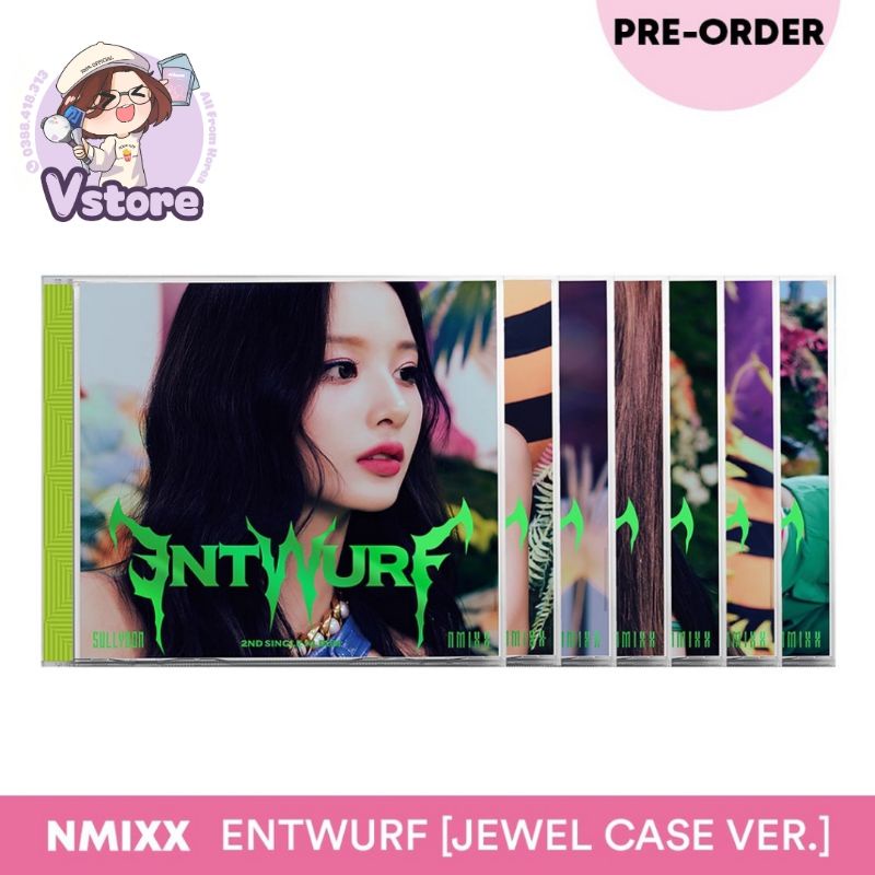 VStore - duyendo97  ENTWURF  - HỘP NHỰA ĐỰNG ĐĨA NHẠC NMIXX