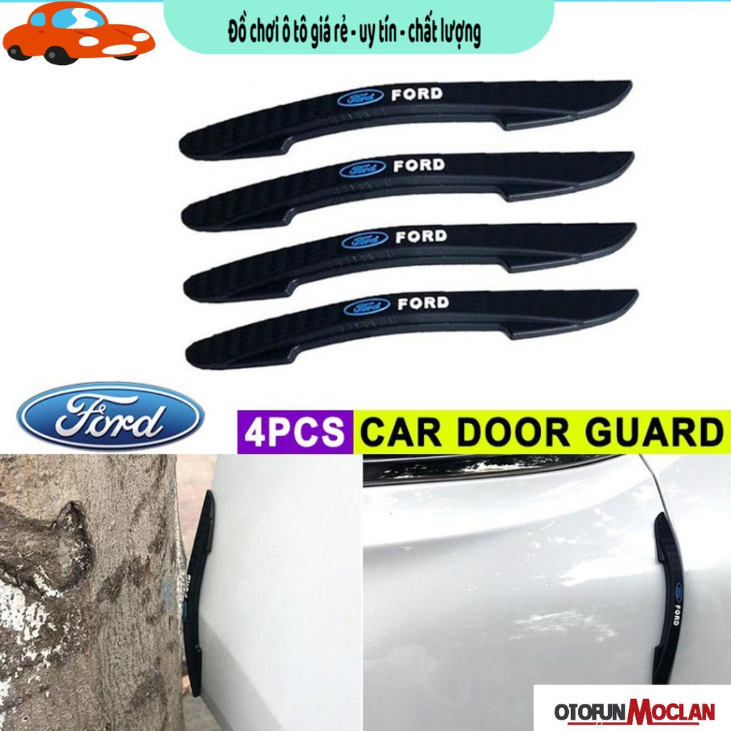 【Có hàng sẵn】【Ford】Bộ 4 miếng dán cửa chống xước cửa va đập ô tô Chưa Có Đánh Giá Dán cửa ô tô chống xước