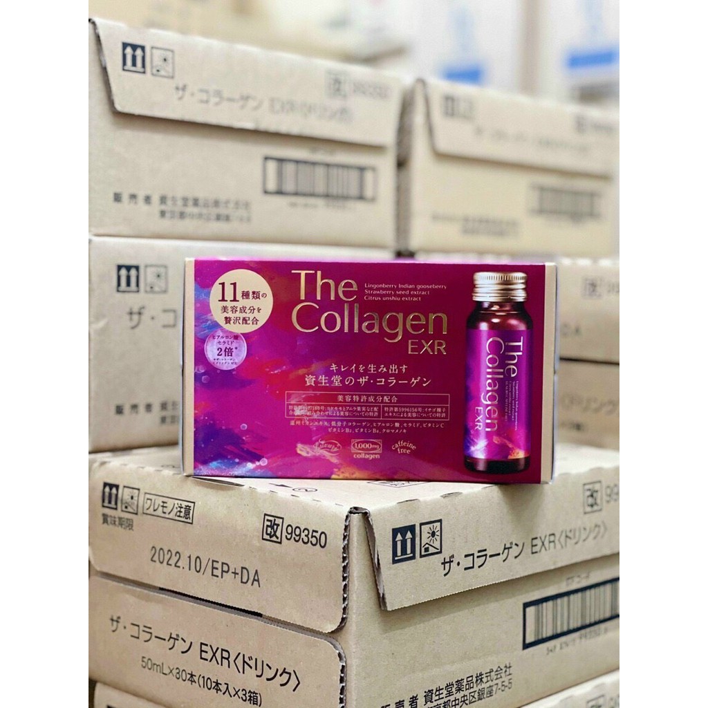 The Collagen Shiseido EXR hộp 10 chai 50ml