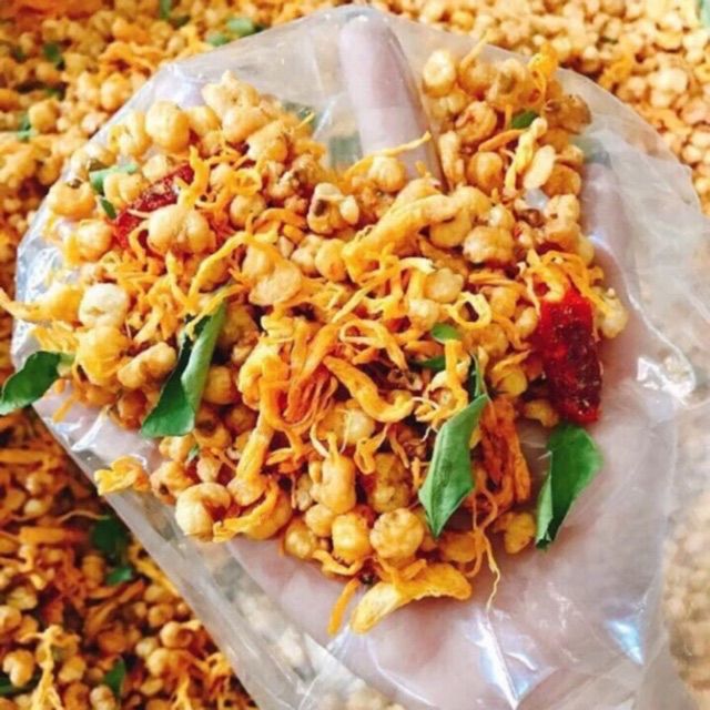 500gr Bắp (ngô) lắc khô gà lá chanh cay