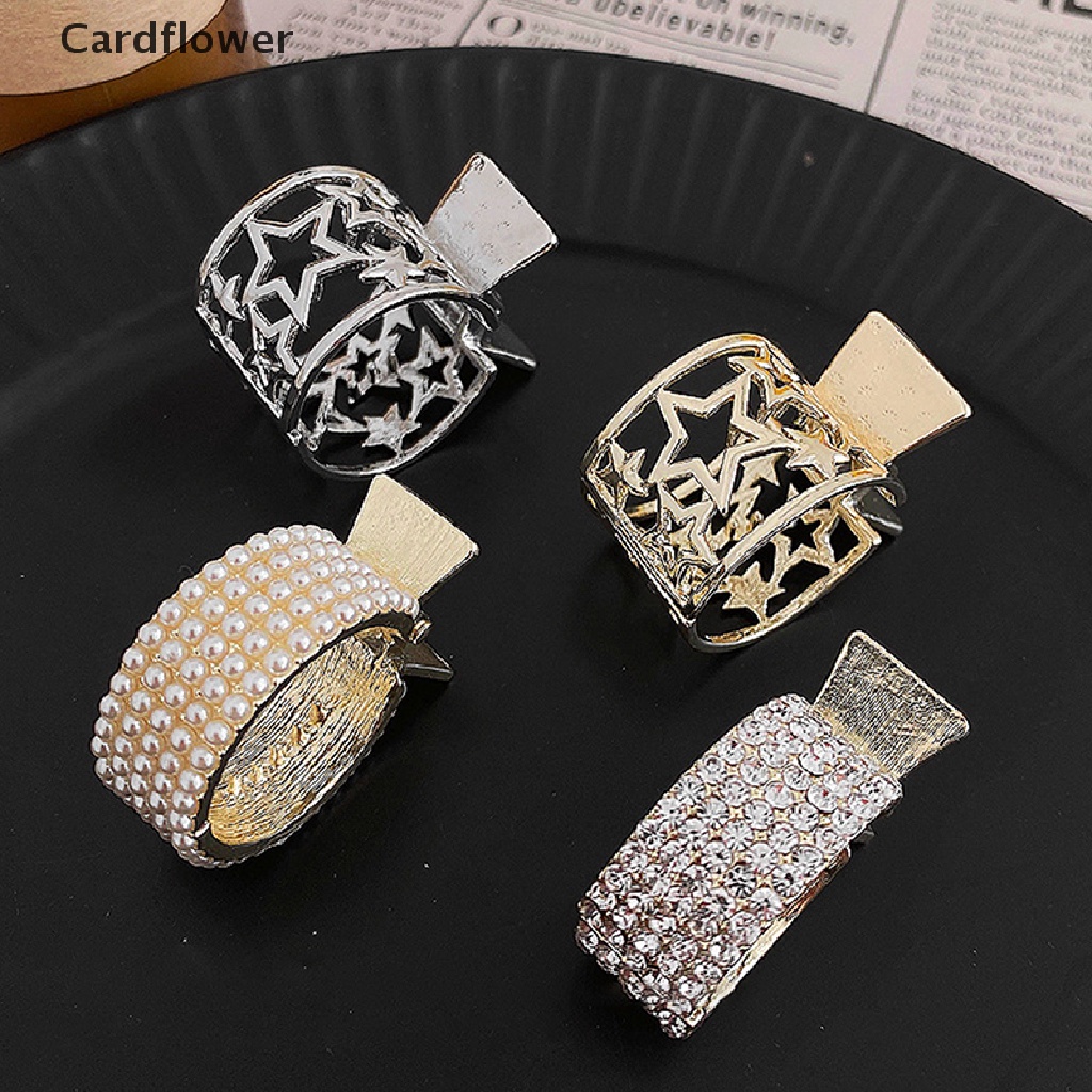 &lt; Cardflower &gt; Kẹp Tóc Đuôi Ngựa Cao Bằng Kim Loại Cố Định Tóc Đuôi Ngựa Tạo Kiểu Tóc Đuôi Ngựa Cao Cấp Cho Nữ