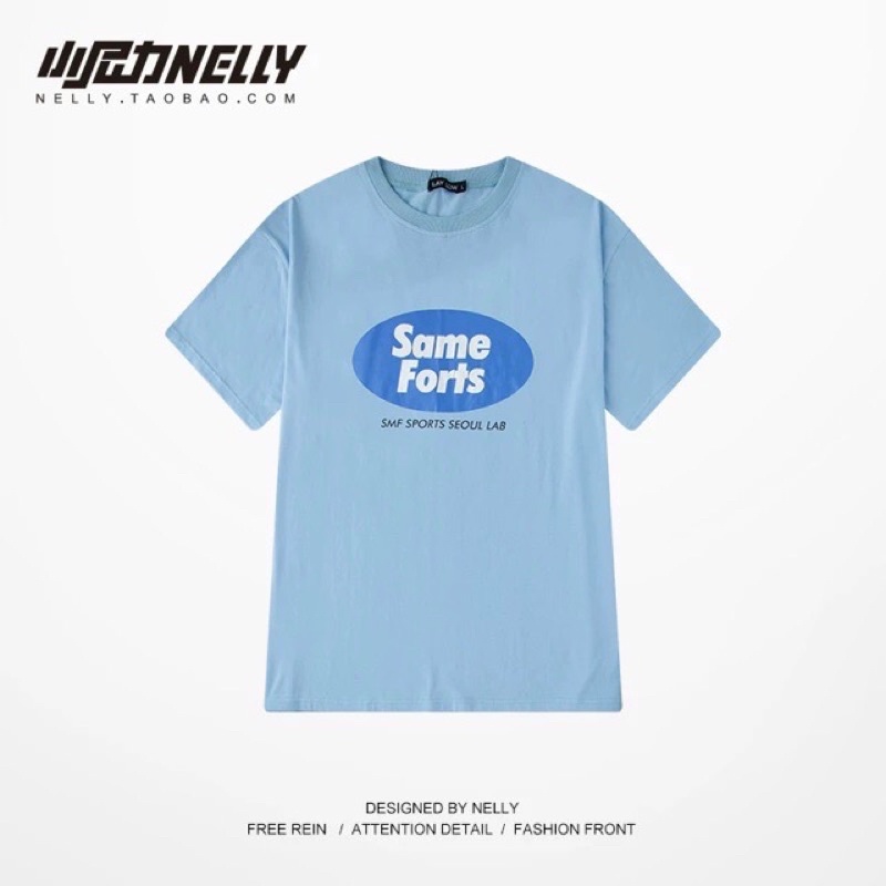 Áo phông xanh Nelly Heybig săn sale  Same Forts