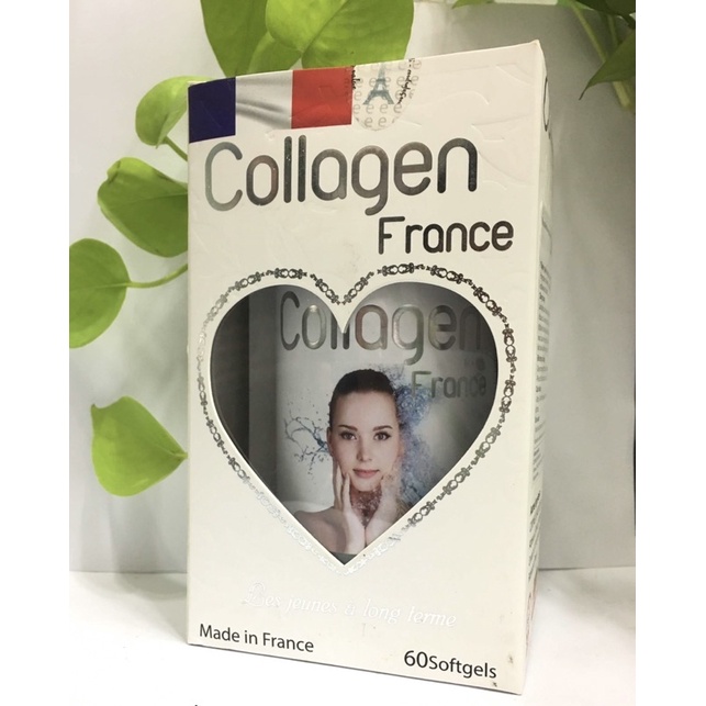 COLLAGEN France 3600mg 60 viên làm đẹp da tóc móng