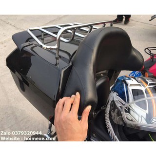 Thùng Sau Harley Fulll Tựa Lưng+ Baga Trên+ Vè Đèn