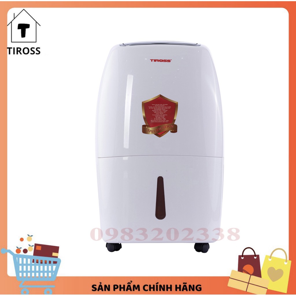 [Tiross123] Máy hút ẩm Tiross TS887, sản phẩm chính hãng, bảo hành 12 tháng