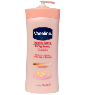 Sữa dưỡng thể trắng da Vaseline Healthy White Lightening 725ml