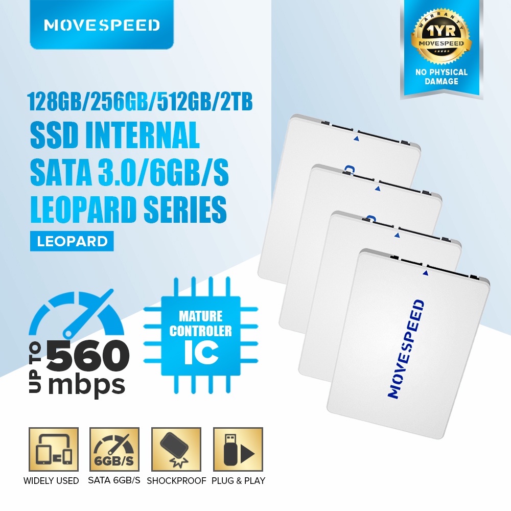 Ổ cứng Ssd 120gb Move Speed sata 3, bảo hành 3 năm lỗi đổi mới