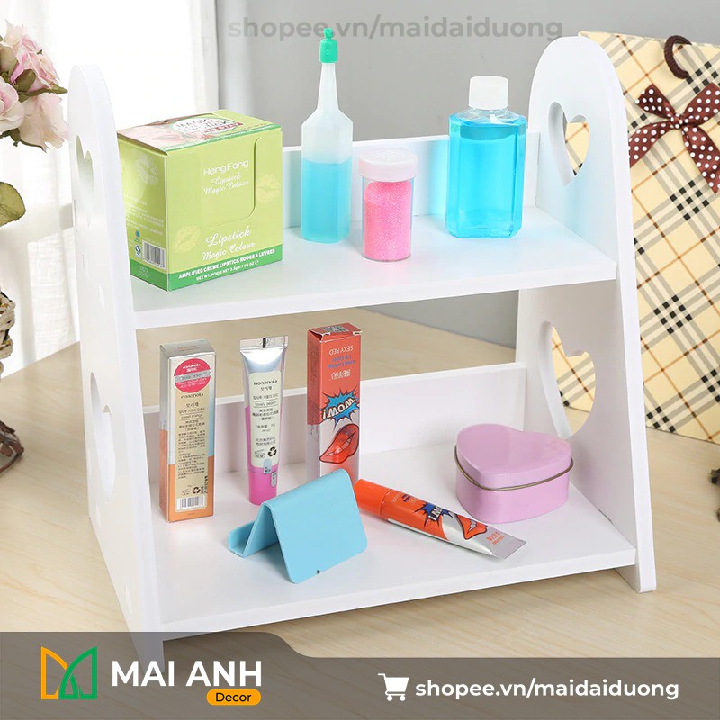 Kệ Để Mỹ Phẩm Nhỏ Đa Năng 2 Tầng