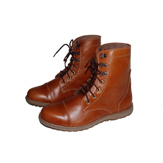 Giày boot nam da bò thật. bảo hành 12 tháng.ms: b130
