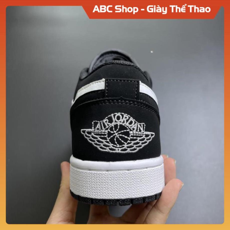 Giày Sneaker Jordan 1 Đen Trắng, Giầy Thể Thao JD1 JD Nam Nữ Low Học Sinh