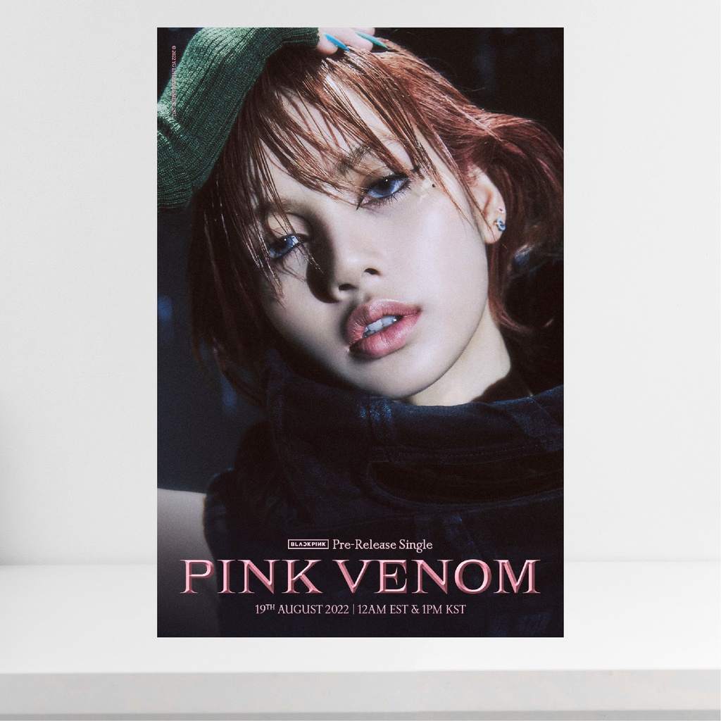 Sét 4 tờ Poster Blackpink Pink Venom 2