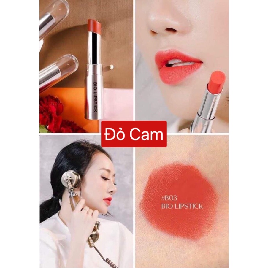 Son Lì Bio Lipstick 7 Màu Tươi Trẻ - Dưỡng Ẩm, Mềm Môi 3.5g