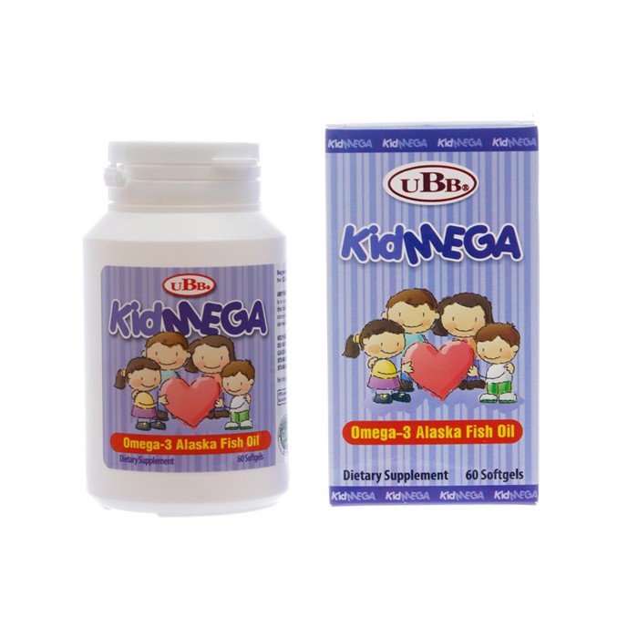 ✅[CHÍNH HÃNG] UBB® Kidmega - Viên Uống Giúp trẻ em phát triển trí tuệ và sáng mắt từ USA (UBB Omega kid)