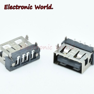 Set 10 Đầu Nối USB 2.0 90 Độ Dài 10.6 Độ