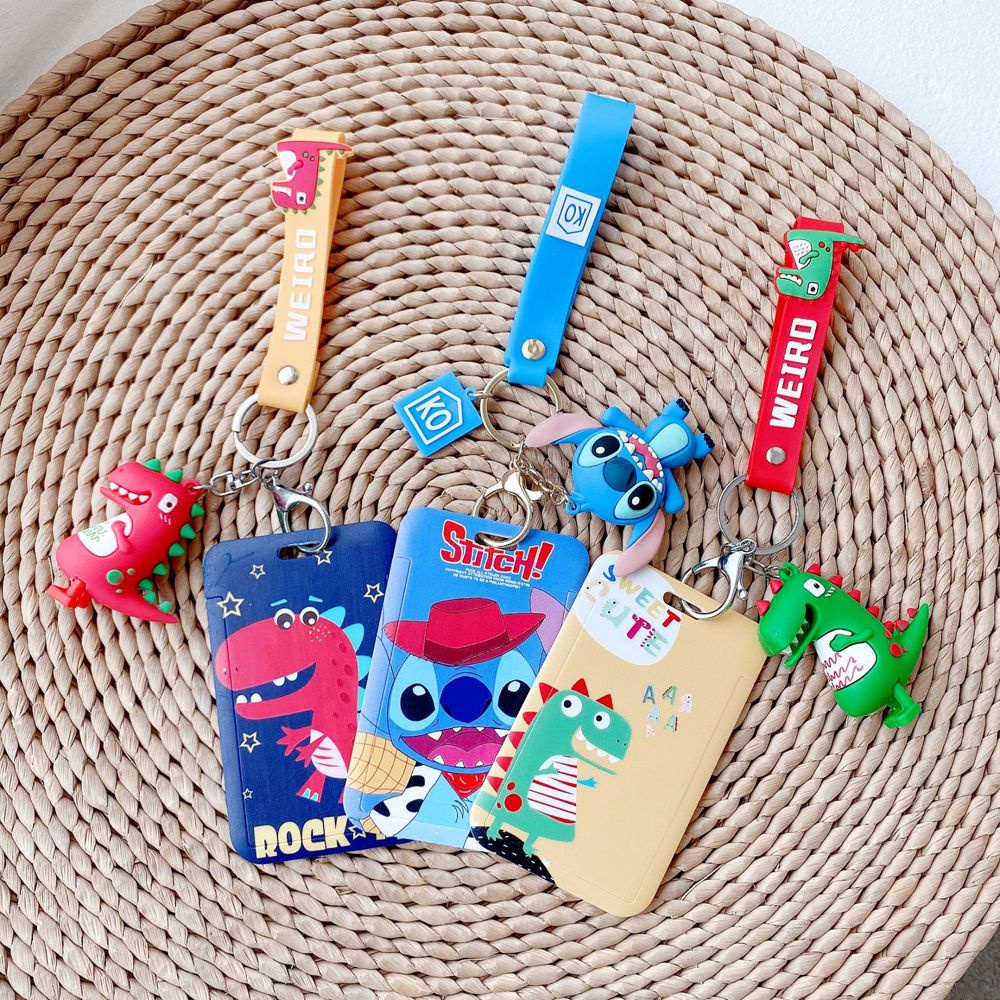 Dây đeo thẻ họa tiết kỳ lân 3D dễ thương bắt mắt