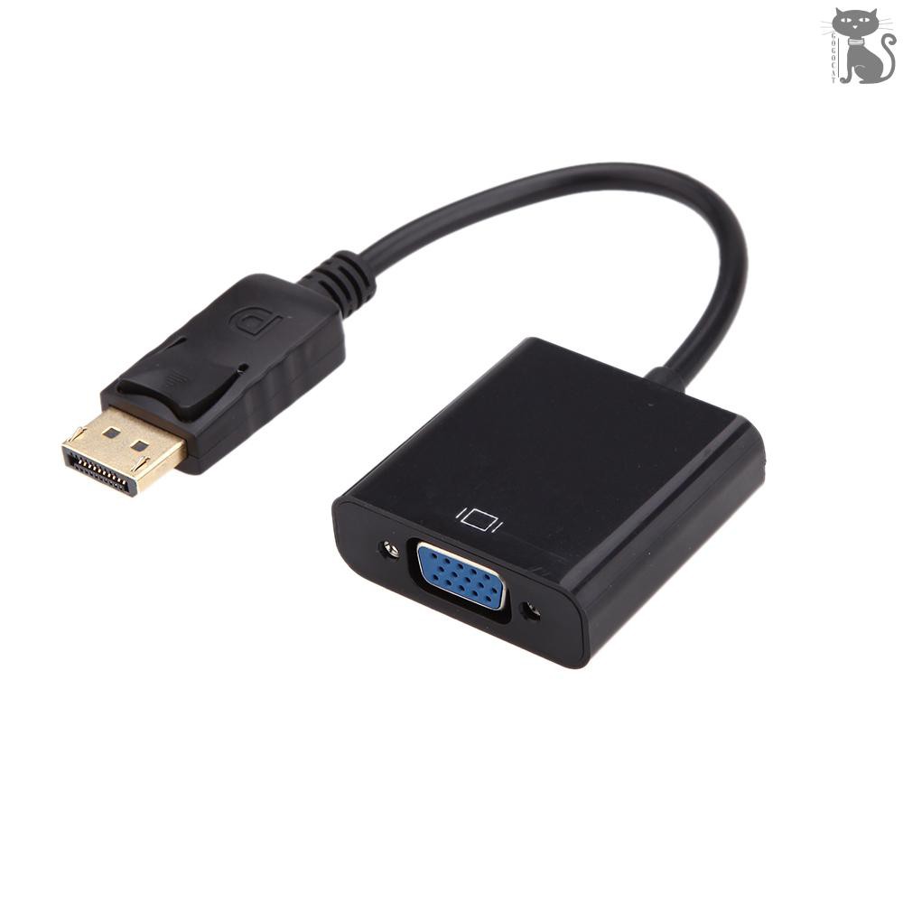 COD☆ Hot-selling 1080p DP DisplayPort Male to VGA Female Converter Adapter Cable
