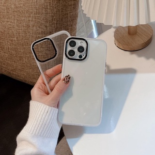 ỐP ĐIỆN THOẠI IPHONE BASIC VIỀN MẠ KIM LOẠI TRẮNG ĐEN