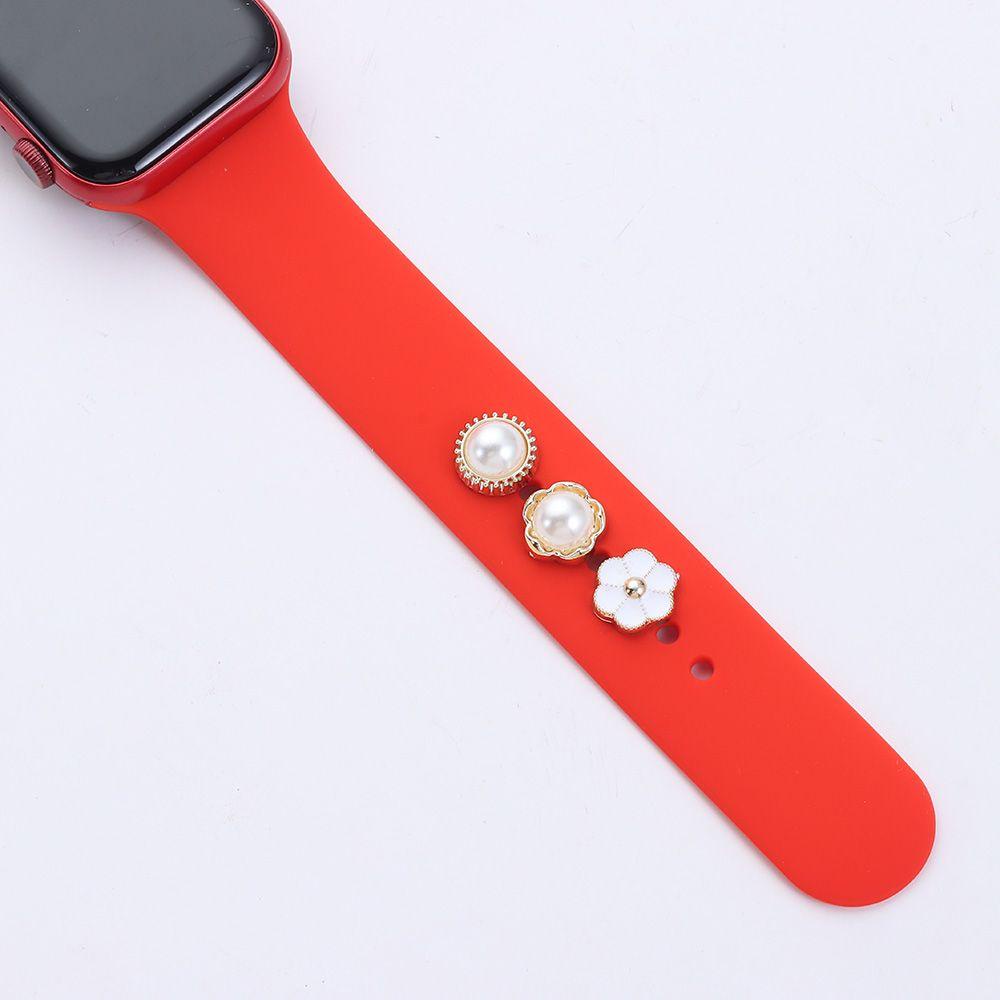 Nhẫn Đeo Tay Đính Ngọc Trai Thời Trang Cho Đồng Hồ Apple