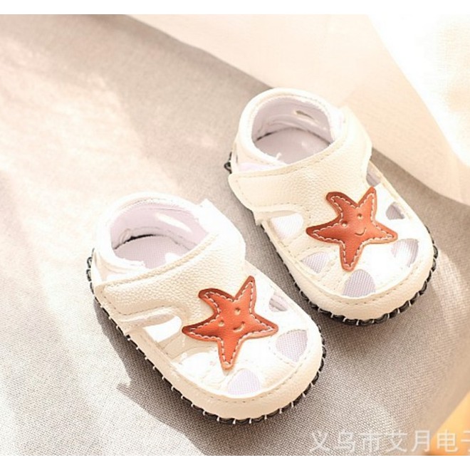 Giày tập đi cho bé 0-2 tuổi, đính ngôi sao