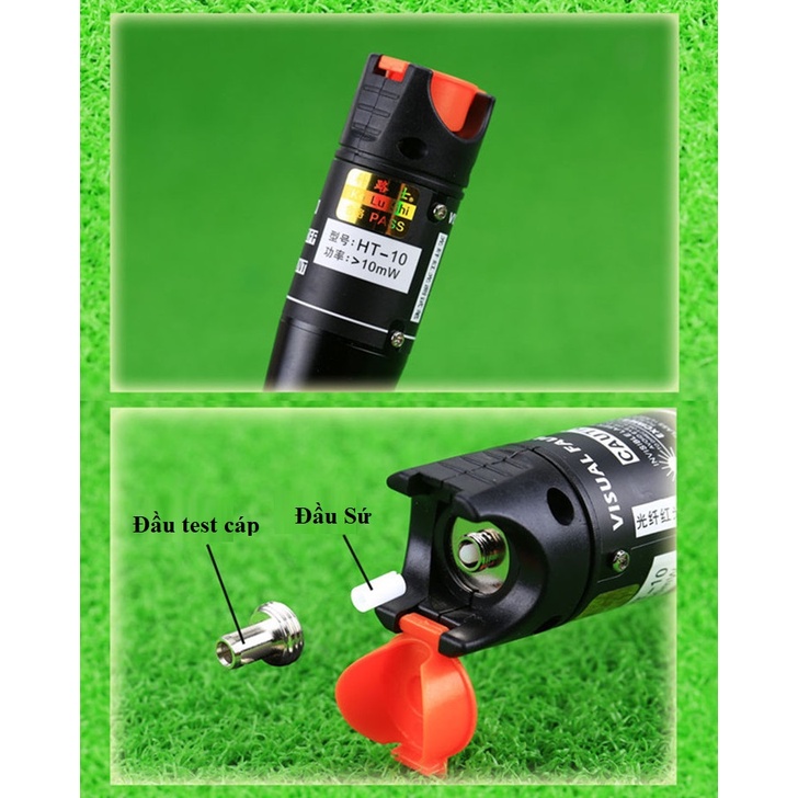 Bút soi sợi quang 10km - Kiểm tra nhanh lỗi đứt gãy của sợi quang, phục vụ kiểm tra bảo trì cáp quang