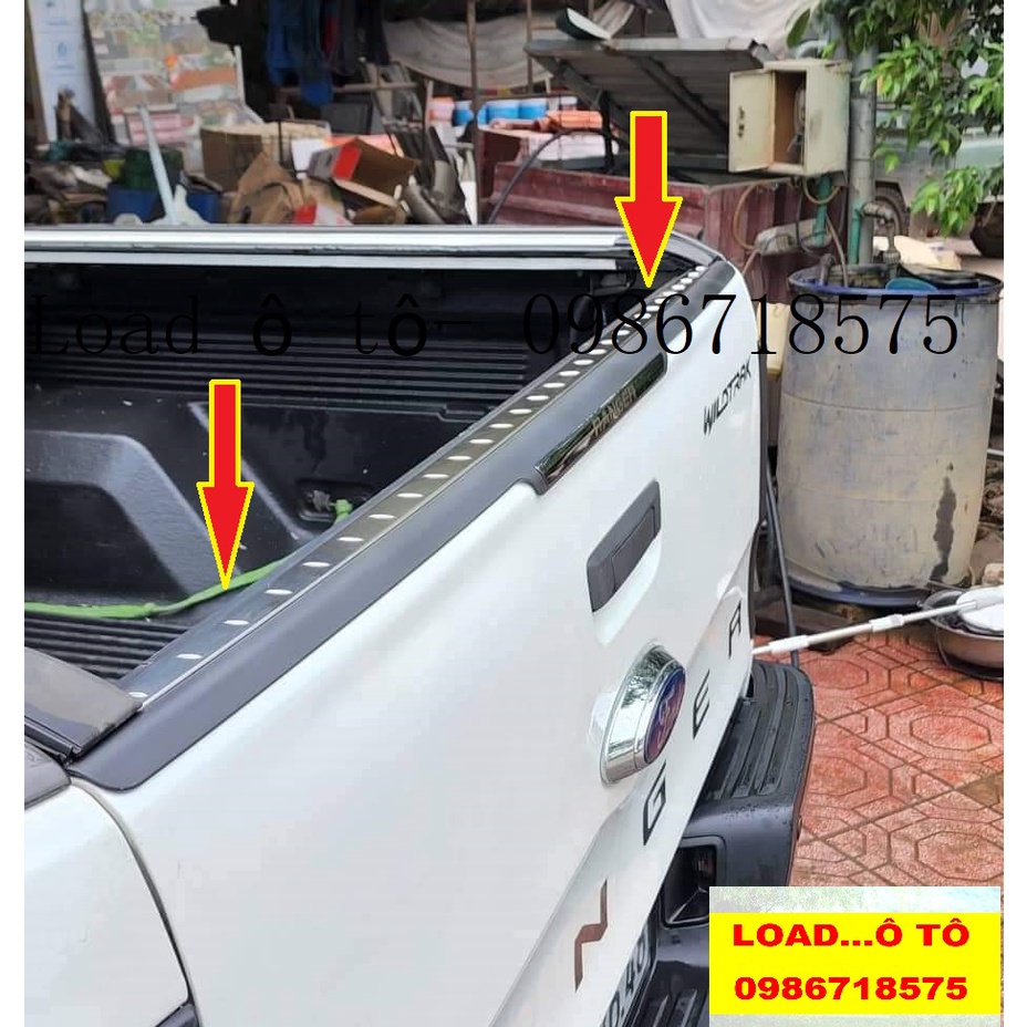 Thanh Ốp Bửng Cốp Xe Ford Ranger 2016-2021 Mẫu Mới Cao Cấp