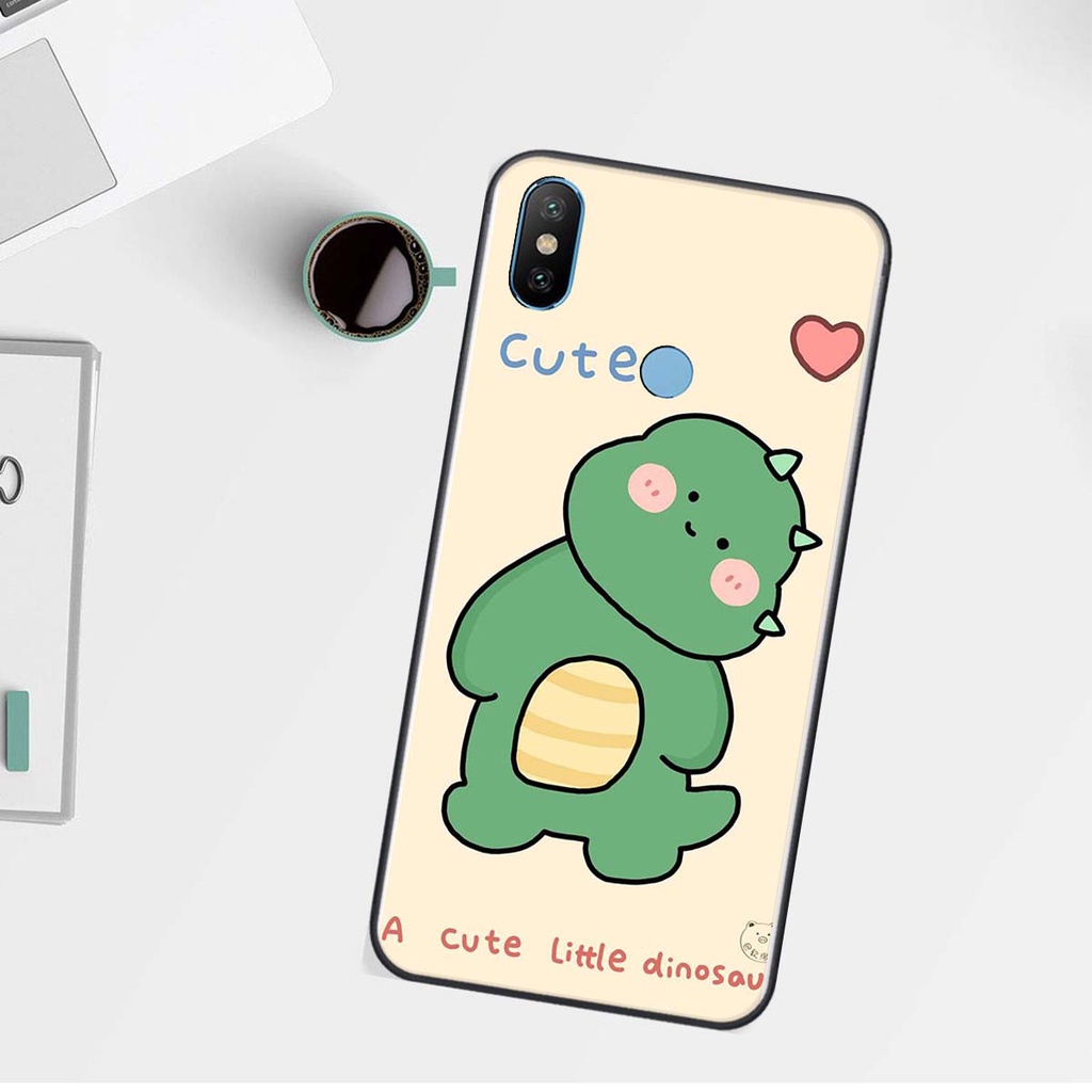 Ốp lưng Xiaomi REDMI 6X / MI A2  in hình khủng long , gấu nâu xinh xắn, siêu cute  mà còn vô cùng RẺ -ĐẸP