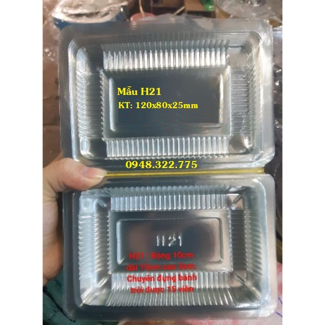 50 Hộp nhựa trong H21