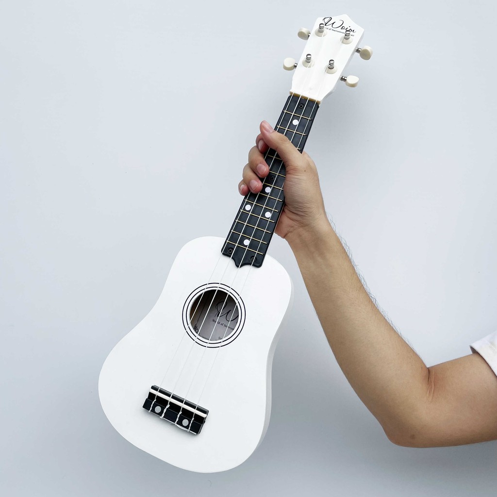 Đàn Ukulele Gỗ Trắng Sứ WOIM Soprano Size 21inch 53cm (Mua 1 Tặng 5)