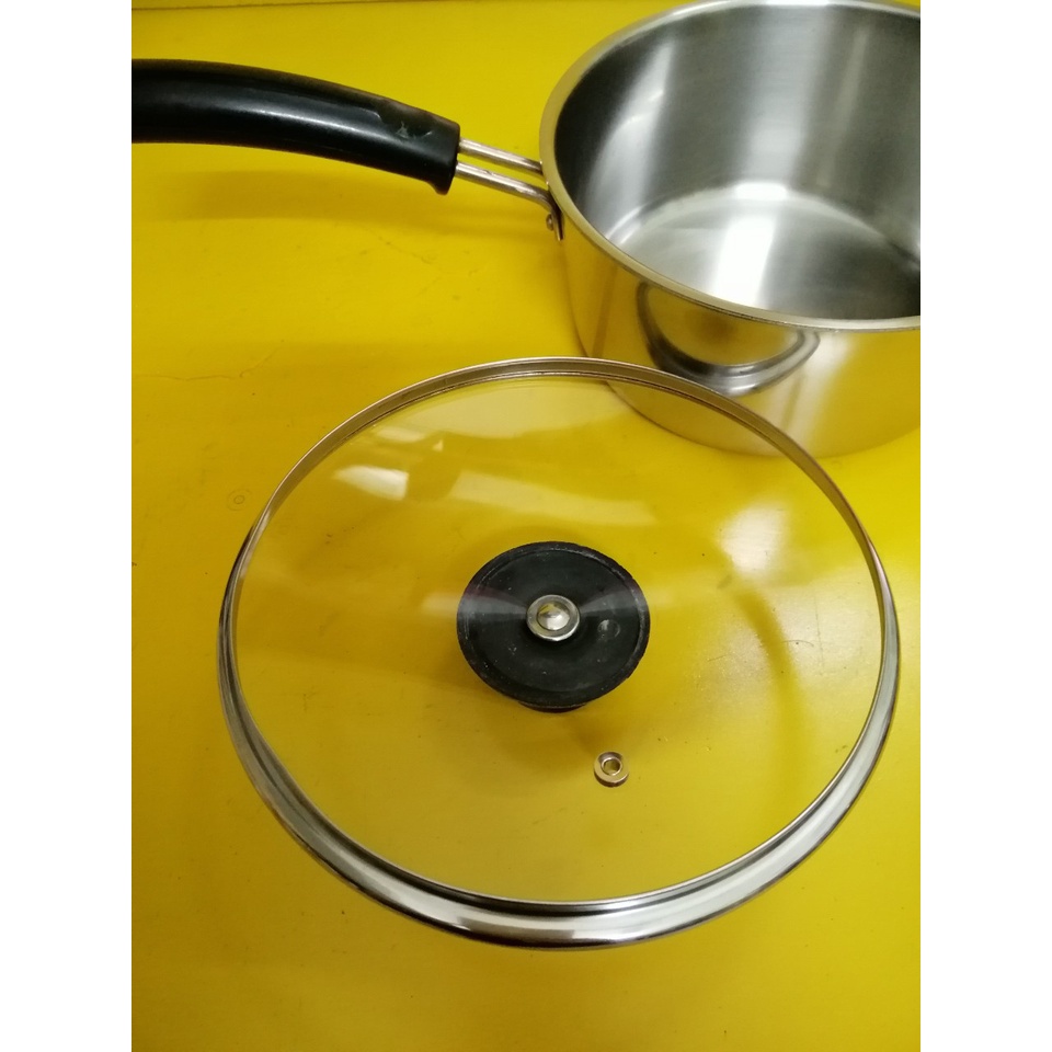 Quánh inox nội địa Nhật, size 19cm, cao 9cm (mã 773), Dùng được bếp từ